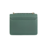 Stylish Teal Chevron Stitch Handbag for Women