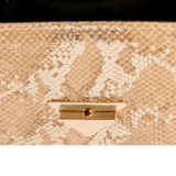 Classic Brown Textured Shoulder Handbag for Women